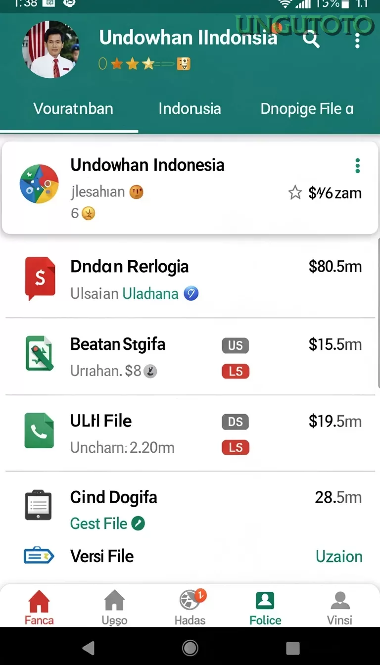 Cuplikan layar RPOK — pengaturan akun