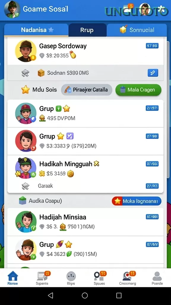 Cuplikan layar JUDOL303 — menu navigasi